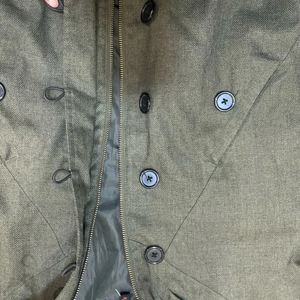 Nikita Dark Green Jacket with Faux Fur Hood - Picture 9 of 11